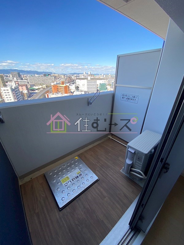 アドバンス大阪グロウスⅡ ベランダ