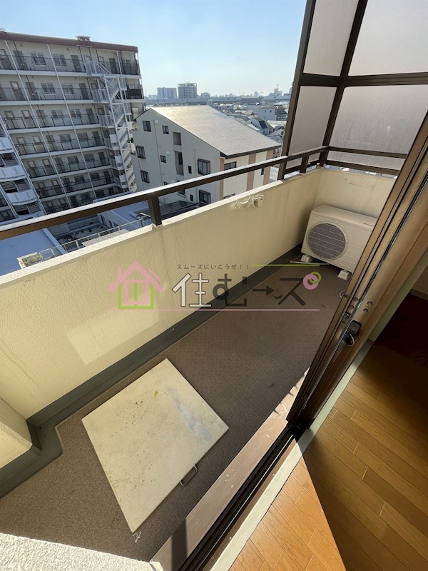 ビーバーハイツ駒川 ベランダ