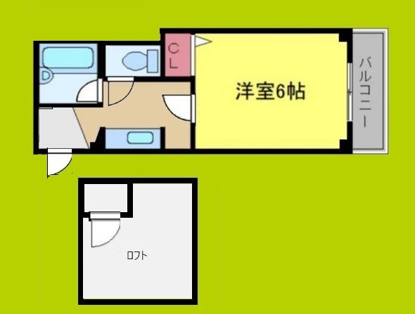 カーサ東住吉5 間取り図