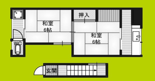 千本北1丁目　文化 間取り