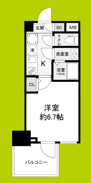 セレニテ日本橋ミラク 間取り