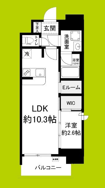 セレニテフラン本町 間取り