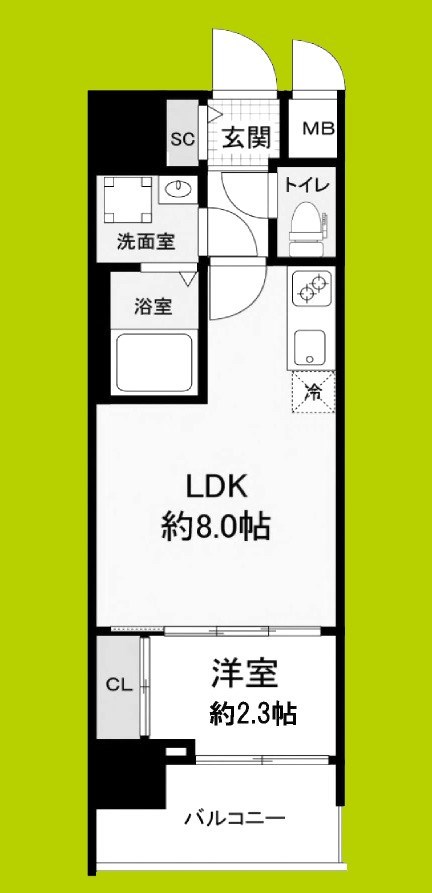 セレニテ日本橋ミラク 間取り