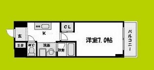 インペリアル靭本町 間取り