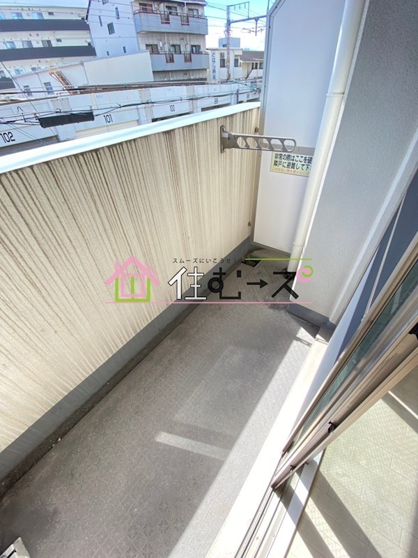 GRECALE天王寺 ベランダ