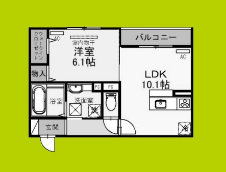 D-room NANKAI 間取り図
