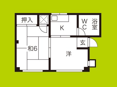 喜連西第二コーポ 間取り