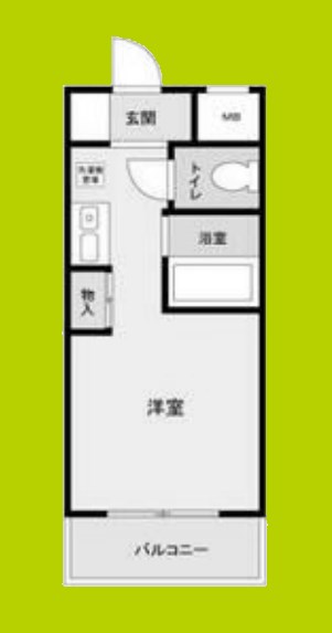 LakiaMaison弁天町 間取り