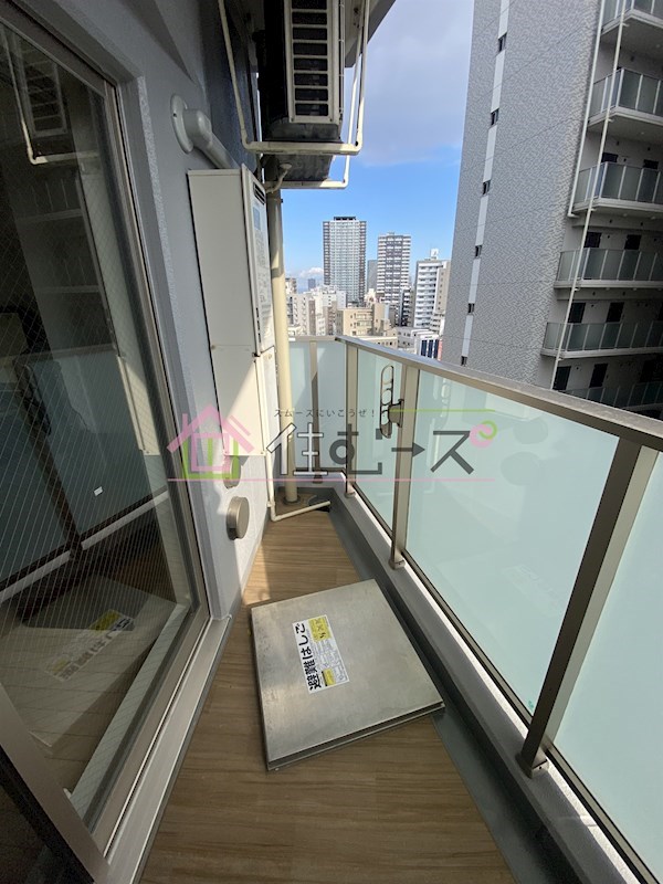 エステムプラザ難波WESTリバークロス ベランダ