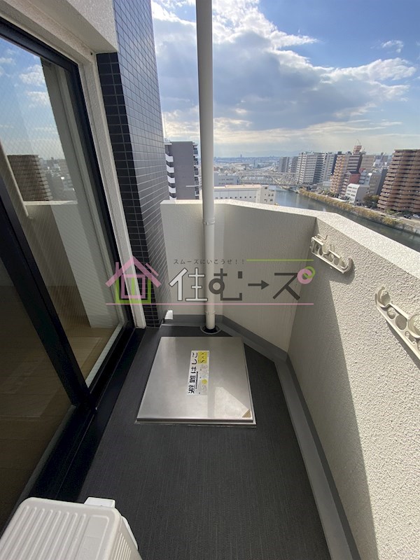 ベルエ難波西 ベランダ