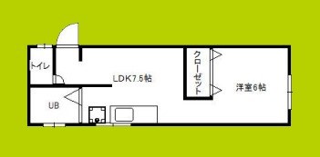 エスタバウ南堀江C棟 間取り
