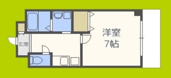 オーロラ・タワー難波 間取り