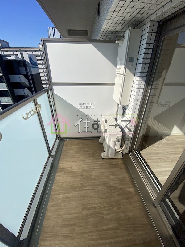 エステムコート四天王寺夕陽丘Ⅱ ベランダ