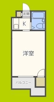 メロディーハイム美章園 間取り