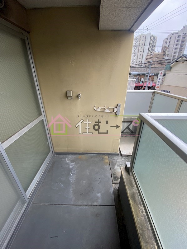 メロディーハイム美章園 ベランダ