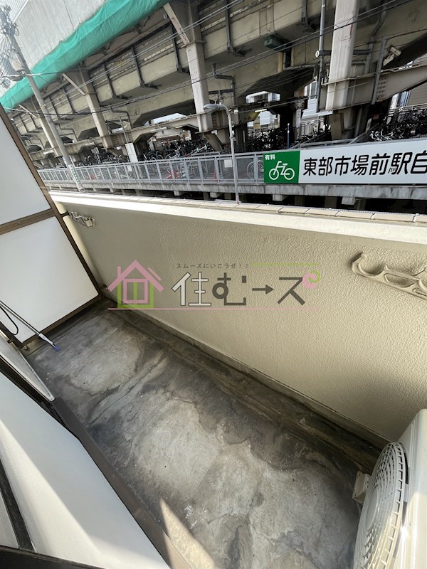 マンション輝 ベランダ