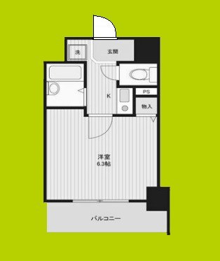 ディナスティ清水谷Ⅱ   間取り