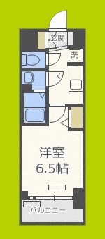 プレサンスOSAKA DOMECITYスクエア 間取り