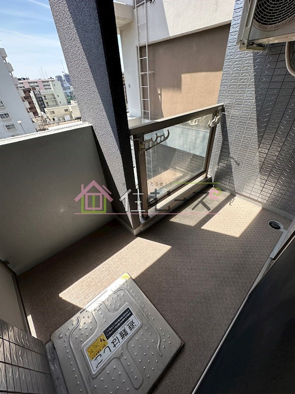 フォレスト西道頓堀 ベランダ