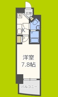 ラシュレエグゼ難波南 間取り