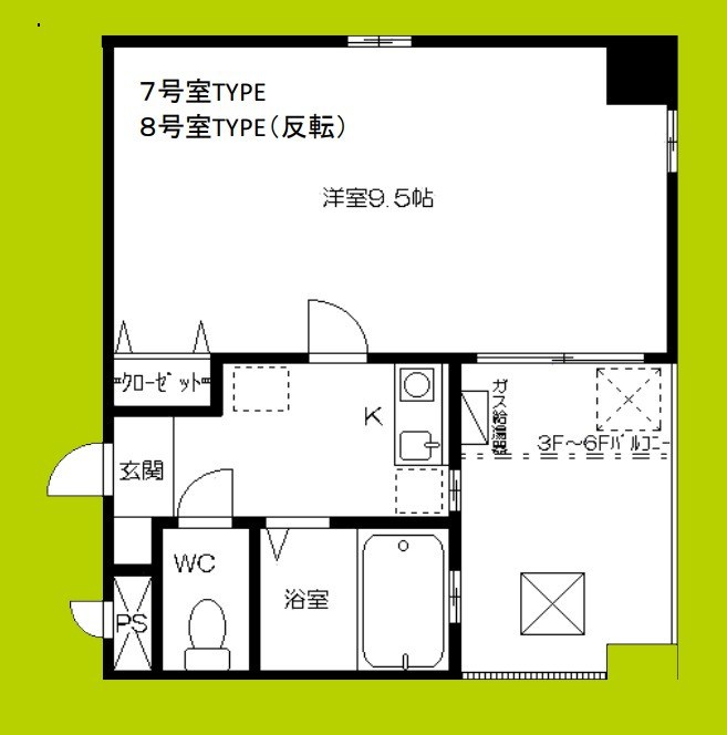 グリーンスクエア 間取り