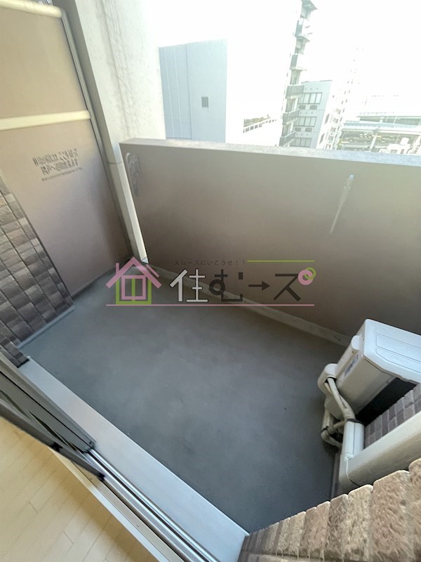 クリスタルブライト谷町 ベランダ