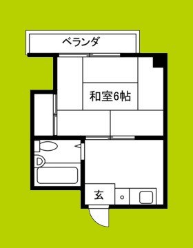 晩成ハイツ関目 間取り