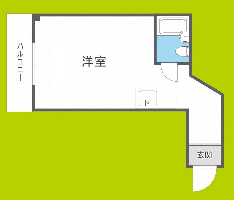 アレグリアプレイス駒川 間取り図