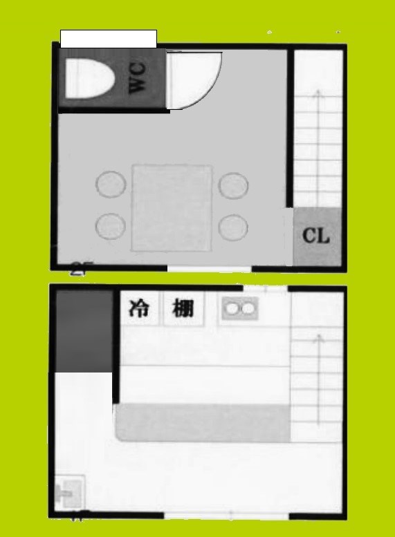 天神ノ森一丁目店舗 間取り