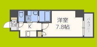 エスカーサ大阪WEST九条駅前 間取り