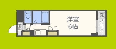 エムロード玉造 間取り