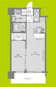 プレジオ八戸ノ里 間取り図