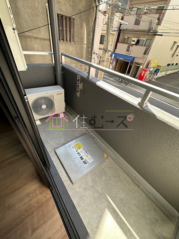 ヒルズ夕陽丘 ベランダ