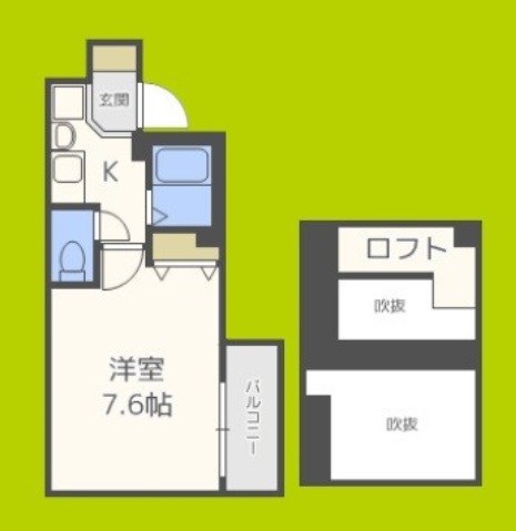 エステムコート大阪・中之島南 間取り