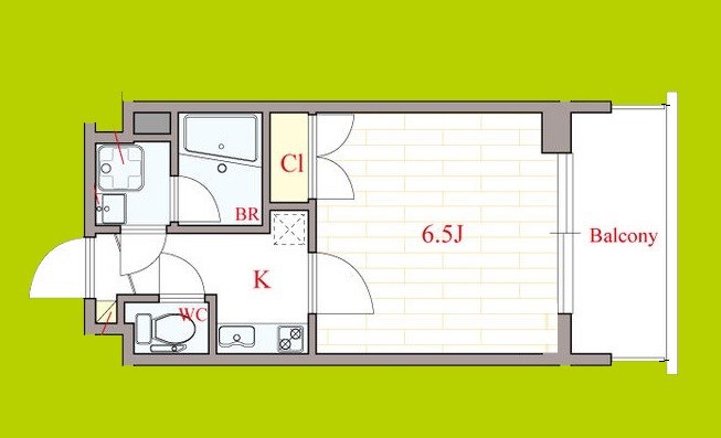 Primavera Nakanoshima 間取り