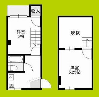 Ｕｐｐｅｒ　Ｈｏｕｓｅ住之江公園 間取り