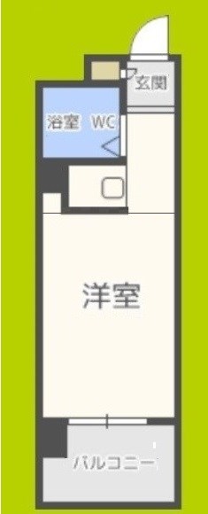 パークサイド上本町駅前 間取り