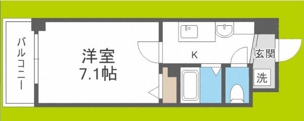 エスリードコート難波ウエスト 間取り