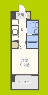 エスリード南堀江リバーサイド 間取り