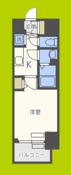 プレサンスOSAKA DOMECITYワンダー 間取り
