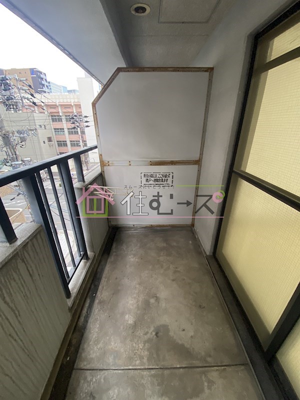 グランピア江戸堀 ベランダ