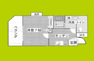 イオ・ネクスト九条 間取り