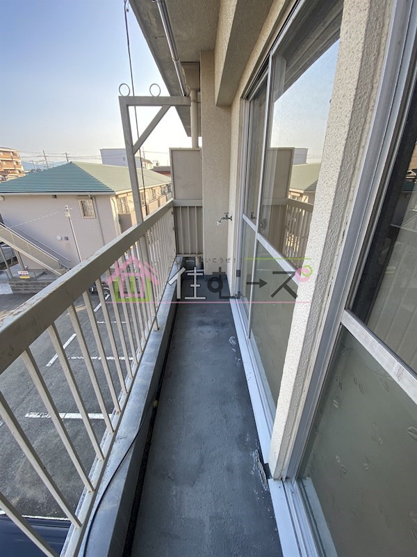 浅井マンション ベランダ