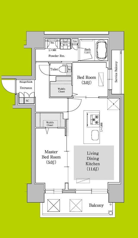 アーバネックス南新町 間取り