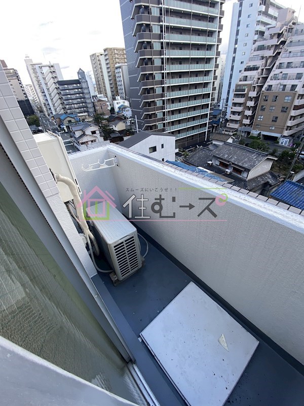 R-CUBE新大阪 ベランダ