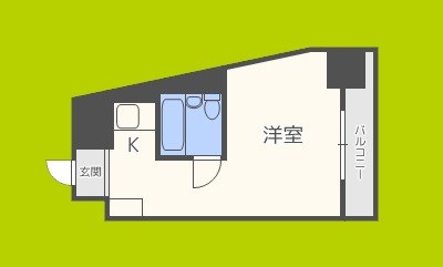 朝日プラザ天王寺東ピエ・タ・テール 間取り