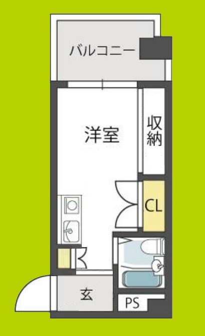 大国町池田マンション  間取り