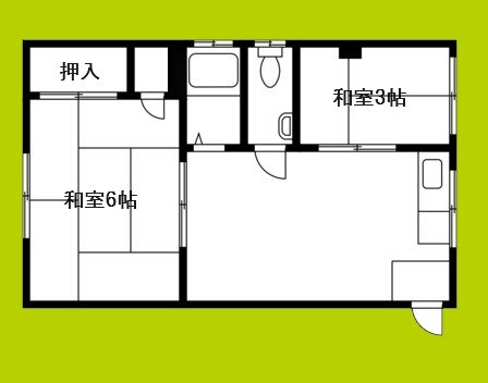 北桑マンション 間取り