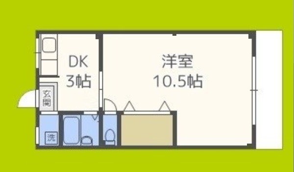 山﨑マンション長柄西 間取り
