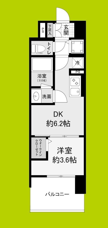 リヴェント難波サウス 間取り